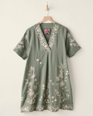 johnny was domingo linen dress Floral Embroidery Linen Dress Women's Embroidered Dress Johnny Was  Domingo Linen Embroidered Dress Bloomingdale's