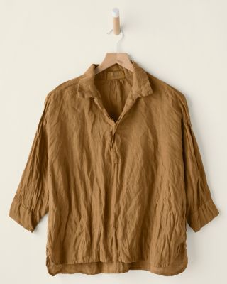 CP Shades Gigi Linen Top | Garnet Hill