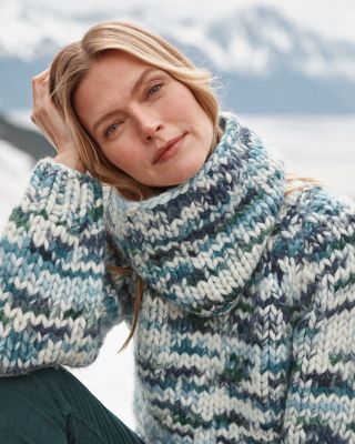 Handknit Infinity Scarf discount | Wool Blend