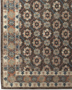 Botanical Tile Hand-Knotted Wool Rug