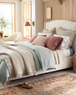 Leela Paisley Hand-Knotted Wool Rug | Garnet Hill