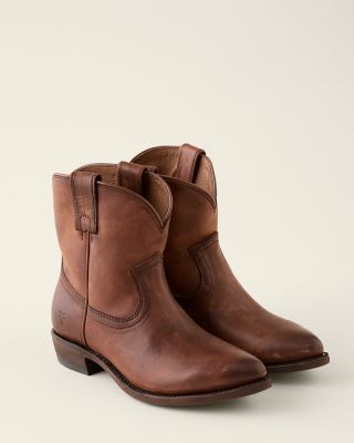 Frye Billy Short Boots 7.5 Cognac