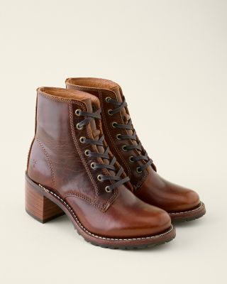 Frye boots lace up hotsell