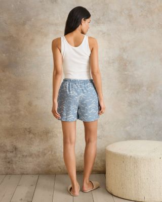 Organic-Pima-Cotton Flannel Boxer Shorts | Garnet Hill
