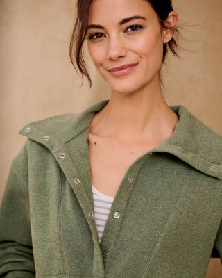 Passport French Terry Pullover | Garnet Hill