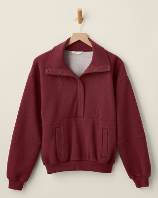 Passport French Terry Pullover | Garnet Hill