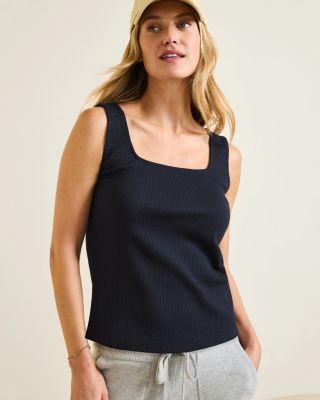 Emma Rib-Knit Tank | Garnet Hill