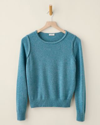 【SCENERITY】Roy cashmere knit RITZ UNISEX CASHMERE SWEATER GREY MELANGE – FRAME