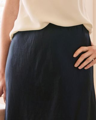 CP Shades Satin Skirt | Garnet Hill