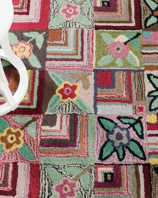 Dash & Albert Gypsy Rose Hand-Hooked Wool Rug | Garnet Hill
