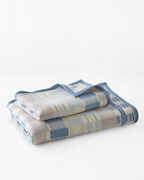 Cotton Fleece Patterned Blanket and Throw