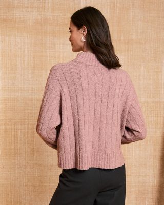 新品未使用タグmachattマチャットFrill Collar Rib Knit EILEEN FISHER Organic-Cotton Fluff Ribbed Sweater | Garnet Hill