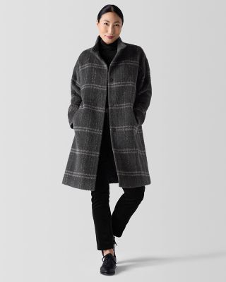 EILEEN FISHER Luxe Alpaca Coat