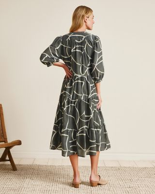 Velvet by Graham Spencer Johanna Tiered Dress Garnet Hill