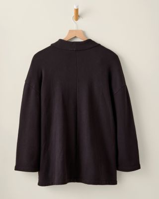 EILEEN FISHER Organic-Cotton French Terry Jacket | Garnet Hill
