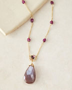 Michelle Pressler Multi-Stone Pendant Necklace