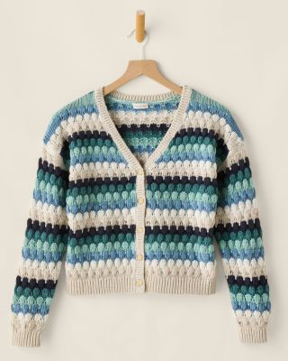 Adara Linen & Organic-Cotton Cardigan | Garnet Hill