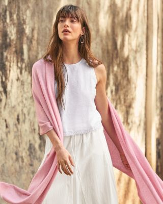 garnet hill linen fringe dress Linen Fringe-Hem A-Line Dress