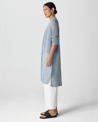 Cardigan/Châle Gris Eileen Fisher - Taille XS - Laine/Tricot - Occasion Très Bon État (Prix D'origine 500$+)