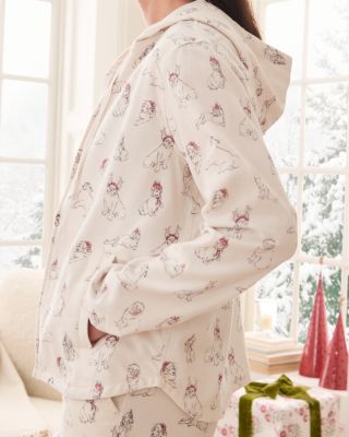 Organic-Pima-Cotton Flannel Zip-Up | Garnet Hill