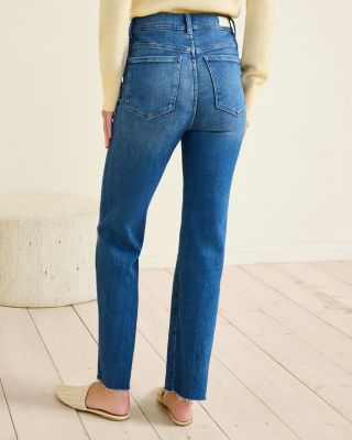 DL1961 Halle High-Rise Straight-Leg Jeans | Garnet Hill