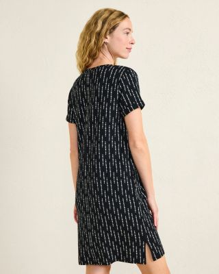 garnet hill t shirt dress EILEEN FISHER Slubby Organic Cotton T Shirt Dress - XL(18)