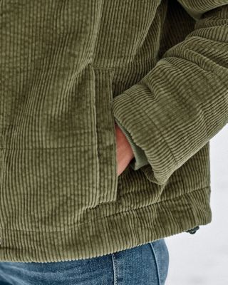Arlo Organic-Cotton Corduroy Puffer Coat | Garnet Hill