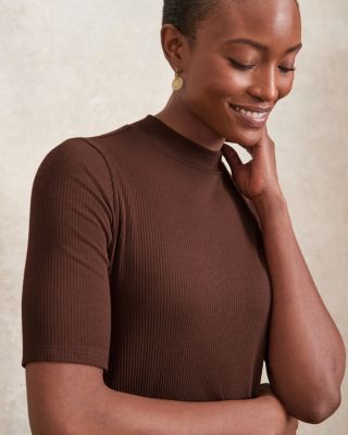 Dani Rib-Knit Midi Dress | Garnet Hill