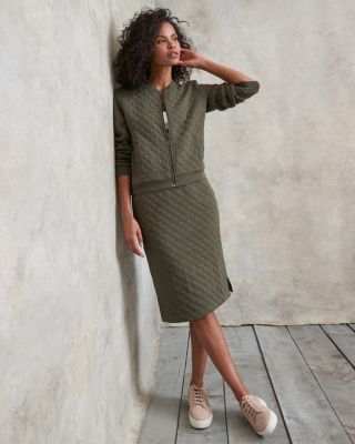 Zen Jacquard Knit Bomber | Garnet Hill