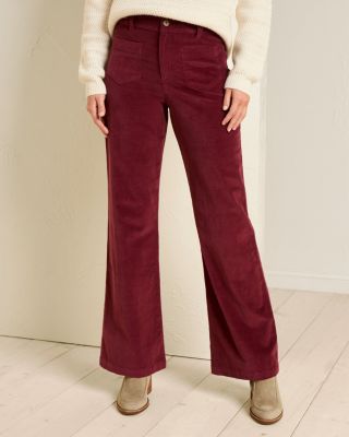 Veronica Flare Corduroy Pants | Garnet Hill