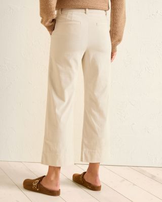 Marie Corduroy Cropped Trousers | Garnet Hill