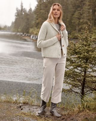 Marie Corduroy Cropped Trousers | Garnet Hill