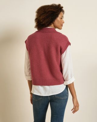 Lori Cashmere Sweater Vest | Garnet Hill
