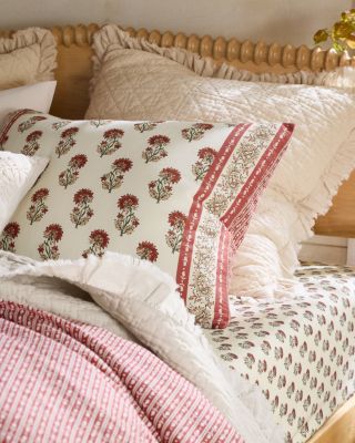 Cleo Relaxed Organic-Cotton Sateen Sheet Set | Garnet Hill