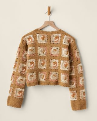 Lira Hand-Crocheted Cardigan | Garnet Hill
