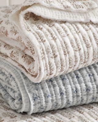 Garnet Hill Ripple Throw