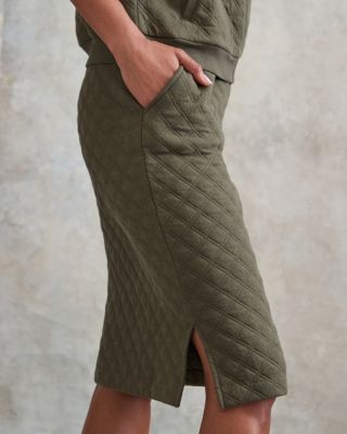 Zen Jacquard Knit Skirt | Garnet Hill