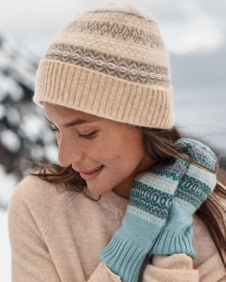 Rye Cashmere Fair Isle Hat | Garnet Hill