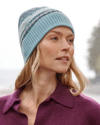 Garnet hill cashmere beanie Cashmere Ribbed Beanie | Garnet Hill main image 4