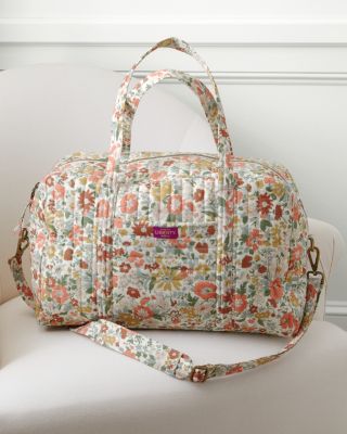 Quilted Weekender Bag — Made with Liberty Fabric | Garnet Hill
