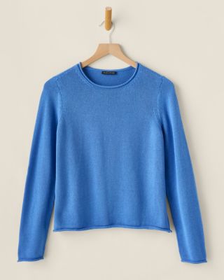 EILEEN FISHER Peruvian Organic-Cotton Blend Sweater | Garnet Hill