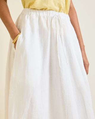 Velvet by Graham & Spencer Memphis Linen Skirt | Garnet Hill
