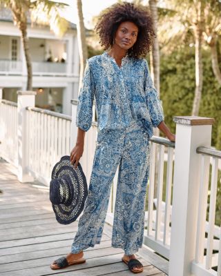 【KIXI】(UNISEX) Unique Painting Button Wide Pants Xuyoni Pintuck Pants – XUYONI