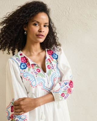 Johnny Was Tiered Maxi Dress | Garnet Hill