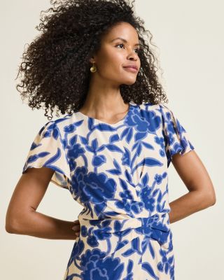 Velvet by Graham & Spencer Nevine Crêpe Dress | Garnet Hill