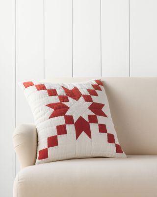 Agnes Upcycled Patchwork Pillow Cover | Garnet Hill