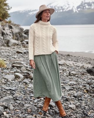 スカート Melange Flannel Skirt melange wrap skirt～ﾒﾗﾝｼﾞﾗｯﾌﾟｽｶｰﾄ | flower／フラワー公式通販