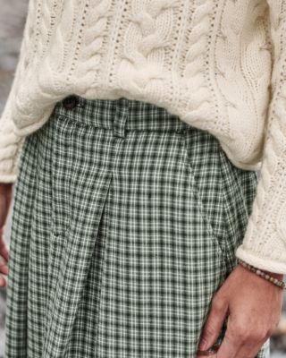 スカート Melange Flannel Skirt melange wrap skirt～ﾒﾗﾝｼﾞﾗｯﾌﾟｽｶｰﾄ | flower／フラワー公式通販