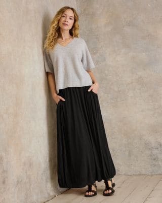Favorite Knit Maxi Skirt | Garnet Hill