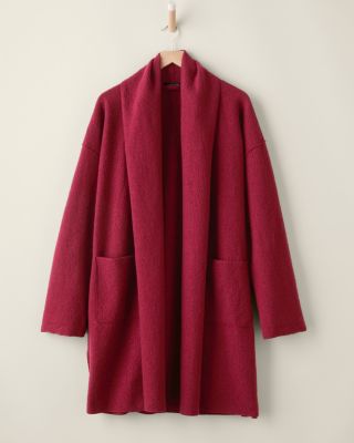shéller collarress wool middle coat/0001